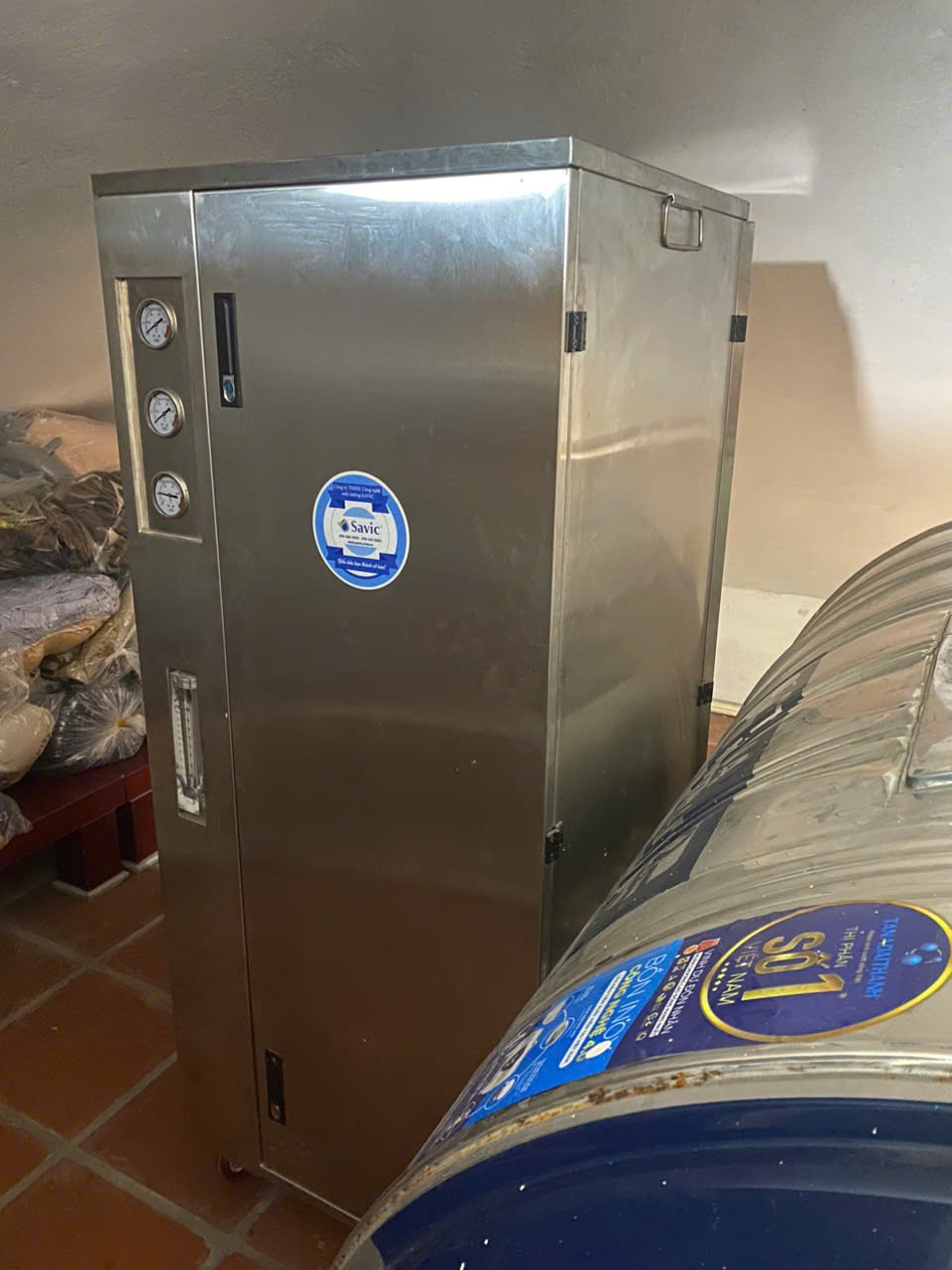 Lắp Đặt Tủ Lọc Tổng Gia Đình Tích Hợp UF & UV Tại Tầng Áp Mái – Công Trình Savic Water Tại Vĩnh Phúc