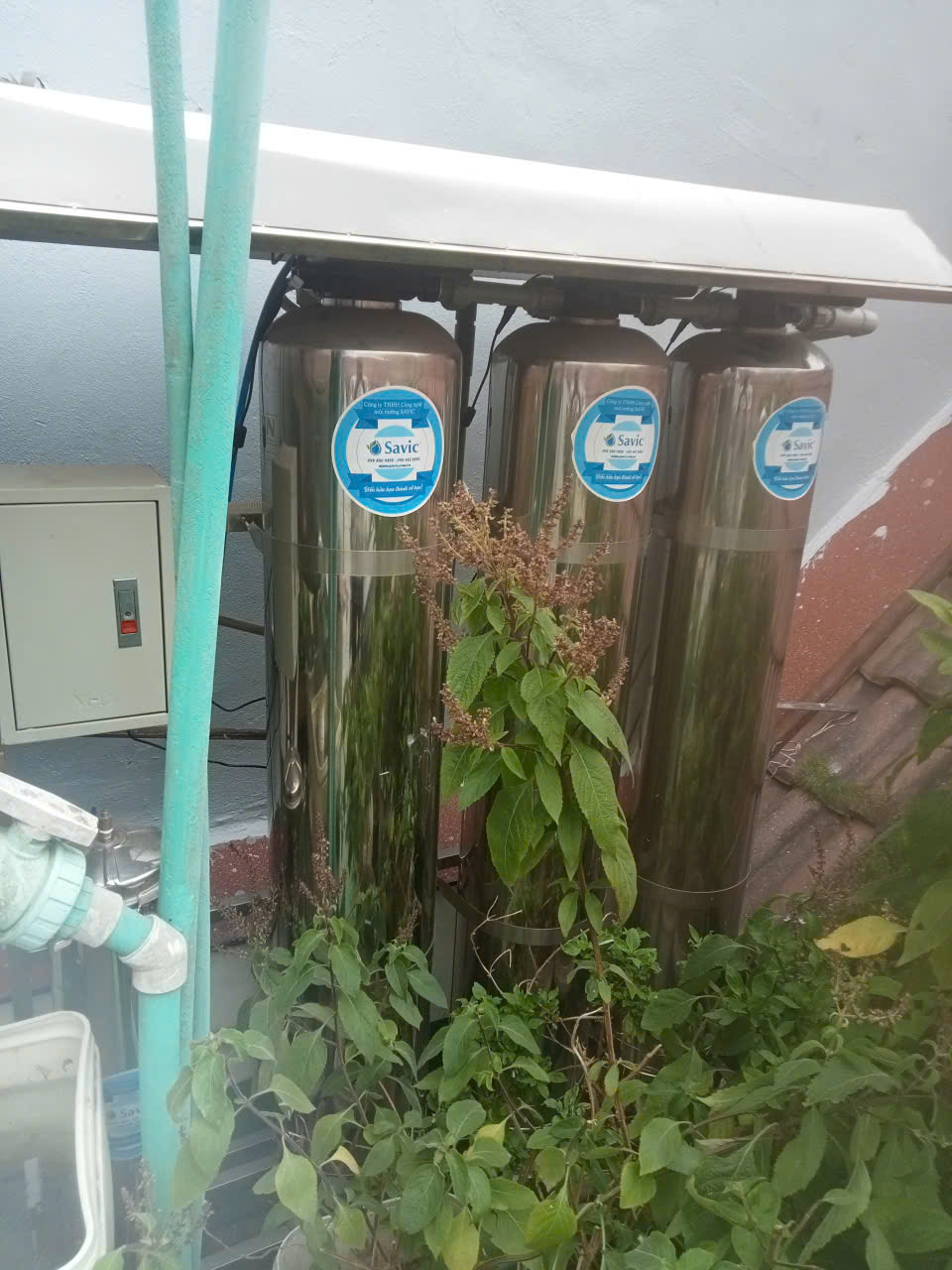 Savic Water bảo trì hệ thống lọc tổng gia đình có mái tại Bắc Giang – Làm mới toàn bộ sau 1 năm sử dụng