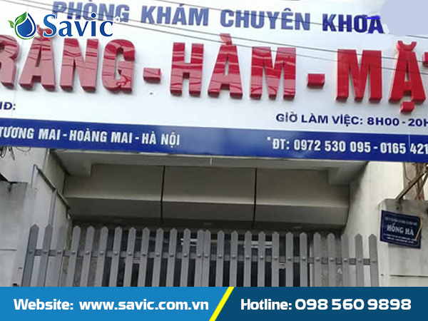 Hệ thống xử lý nước thải Phòng khám Răng - Hàm - Mặt